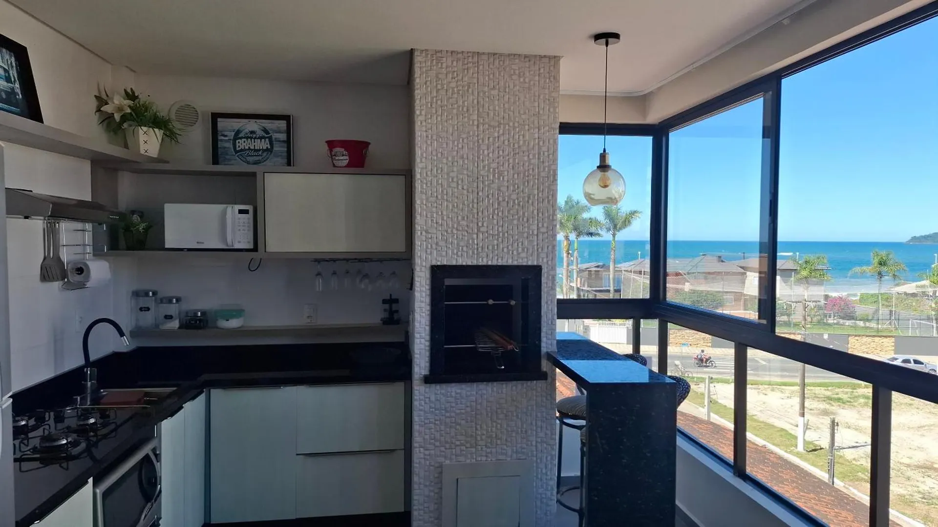 Ap Vista Mar 16 Minutos Beto Carrero Home Office Picarras Apartment